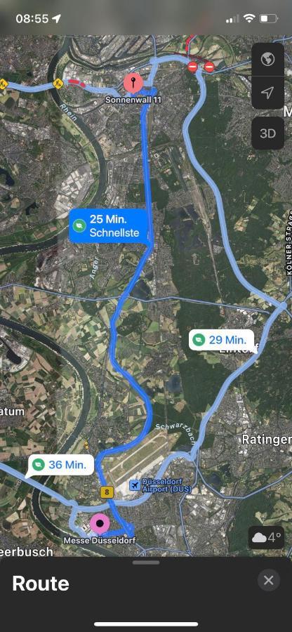 *City, Naehe Hbf, Kingsizebetten, Fitnessecke* Дуйсбург Экстерьер фото
